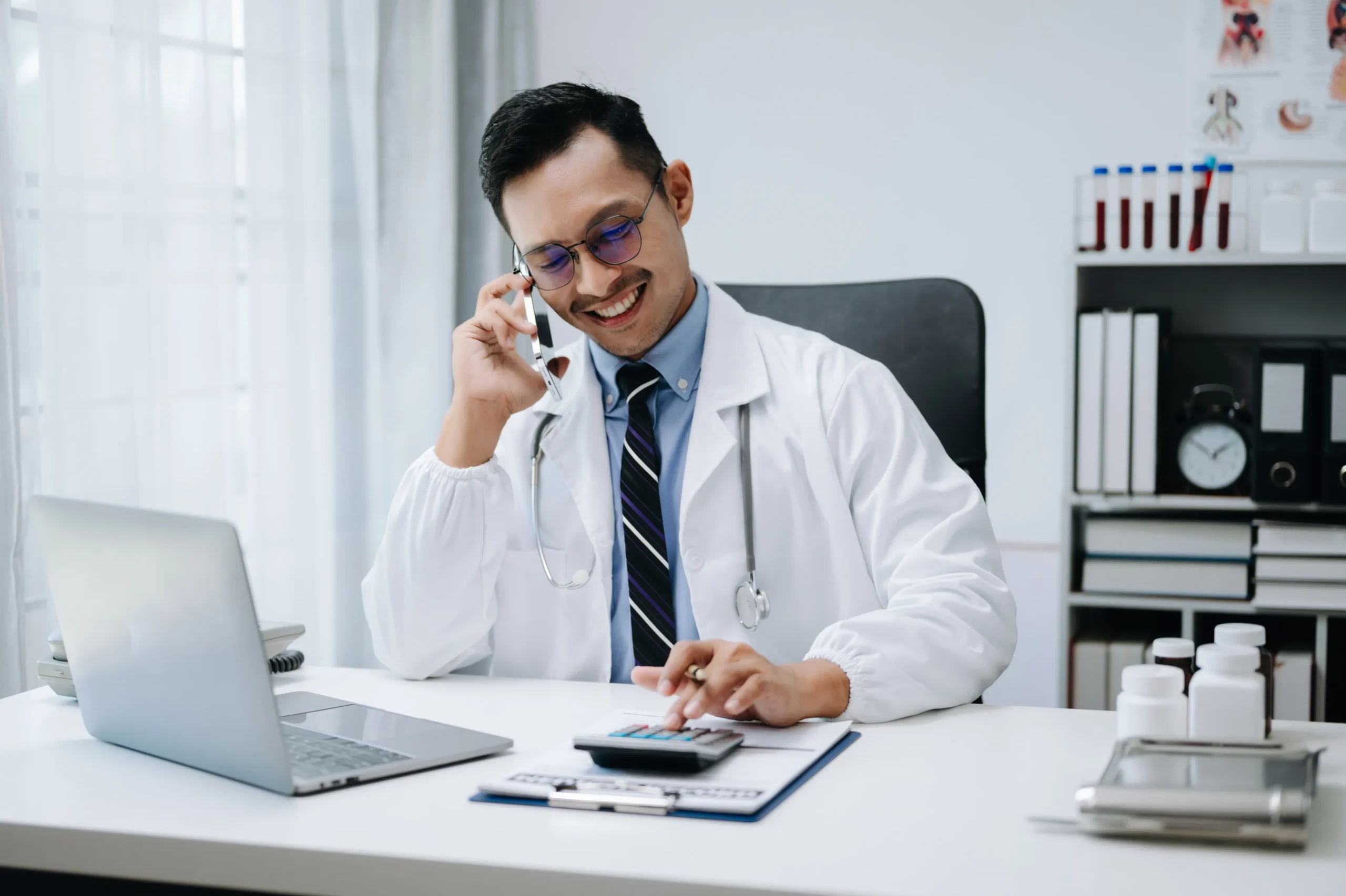 Man in doctor outfit - Greaton Man in doctor outfit